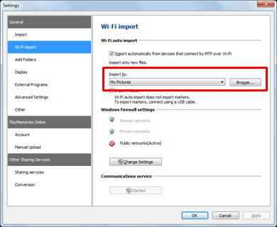 USB operation mode must be changed