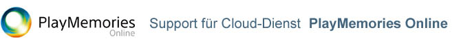 Cloud service “PlayMemories Online” Support