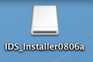 �f�X�N�g�b�v�ɕ\�������uIDS_Installer0806a�v�̃A�C�R�����_�u���N���b�N���܂��B