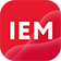 如果應用程式圖示為紅色並標示「IEM」