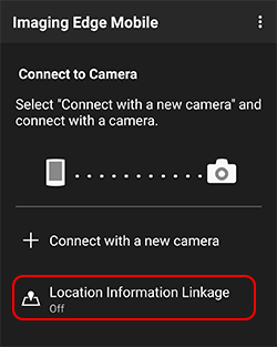 Connecting to the Camera (Bluetooth)