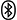 L'icône bluetooth blanche