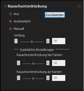 Rauschunterdrückung