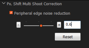 Px. Shift Multi Shoot-Korrektur