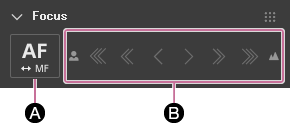 Focusing panel