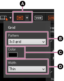 grid buttons