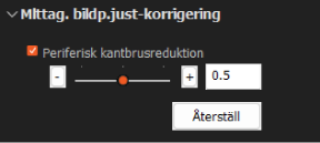 Multitagning med bildpunktsjustering-korrigering-paletten