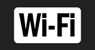 Wi-Fi icon : White