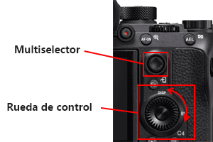 Multiselector y rueda de control