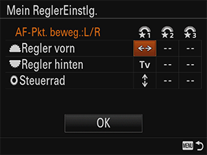 Vorderes/Hinteres Drehrad,Einstellrad