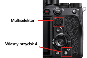 Środek multiselektora,Własny przycisk 4