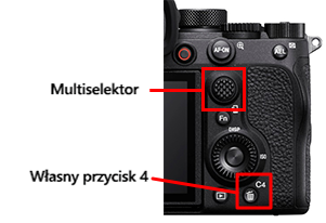 Środek multiselektora,Własny przycisk 4