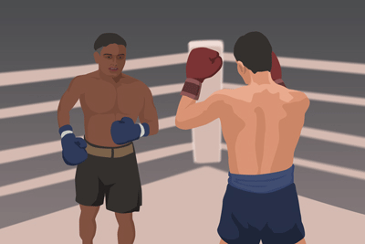 Illustration of boxing