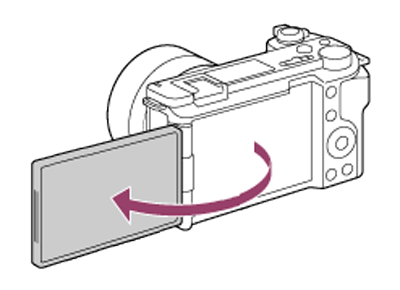 Illustration of monitor opened to the side