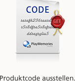 Produktcode ausstellen.
